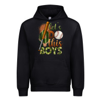Black let's do this boys field baseball Urban Hoodie - BundleAndBundleShop