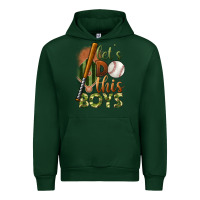Forest Green let's do this boys field baseball Urban Hoodie - BundleAndBundleShop