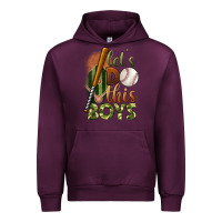 Mauve Wine let's do this boys field baseball Urban Hoodie - BundleAndBundleShop