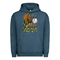 Pigment Midnight Navy let's do this boys field baseball Urban Hoodie - BundleAndBundleShop