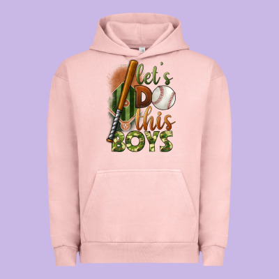 Let's Do This Boys Field Baseball Urban Hoodie Designed By Bundleandbundleshop