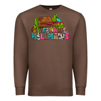 Chestnut yeehaws and hellnaws Premium Sweatshirt - texasbilliewilder