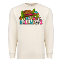 Sandshell yeehaws and hellnaws Premium Sweatshirt - texasbilliewilder