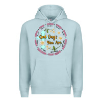 Blue Mist god says you are Premium Hoodie - JahusDesignShop