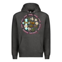 Charcoal Heather god says you are Premium Hoodie - JahusDesignShop