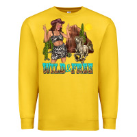 Lemon wild and free Premium Sweatshirt - texasbilliewilder