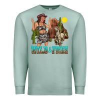 Seafoam wild and free Premium Sweatshirt - texasbilliewilder