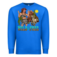 True Royal wild and free Premium Sweatshirt - texasbilliewilder