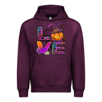Mauve Wine halloween love Urban Hoodie - AdoDesignShop