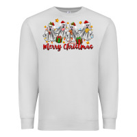 Dove Grey merry christmas pantasmas ghost christmas Premium Sweatshirt - Zillion Design Studio