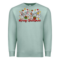Seafoam merry christmas pantasmas ghost christmas Premium Sweatshirt - Zillion Design Studio