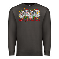 Smoke merry christmas pantasmas ghost christmas Premium Sweatshirt - Zillion Design Studio