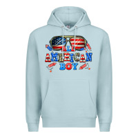 Blue Mist all american boy Premium Hoodie - AdoDesignShop