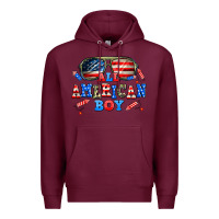 Burgundy all american boy Premium Hoodie - AdoDesignShop