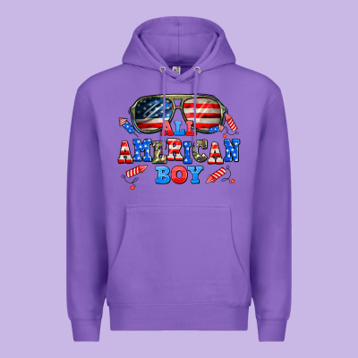 All American Boy Premium Hoodie Designed By Adodesignshop