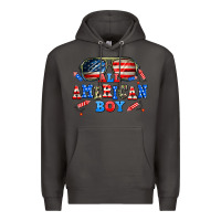 Smoke all american boy Premium Hoodie - AdoDesignShop