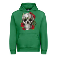 Emerald skull cactus Urban Hoodie - JahusDesignShop