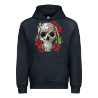 Navy skull cactus Urban Hoodie - JahusDesignShop