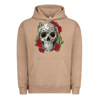 Pigment Burro skull cactus Urban Hoodie - JahusDesignShop