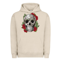 Pigment French Oak skull cactus Urban Hoodie - JahusDesignShop