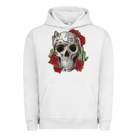 Pigment Lunar Rock skull cactus Urban Hoodie - JahusDesignShop