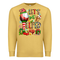 Antique Gold let's get elfed up Premium Sweatshirt - Zillion Design Studio