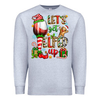 Heather Grey let's get elfed up Premium Sweatshirt - Zillion Design Studio
