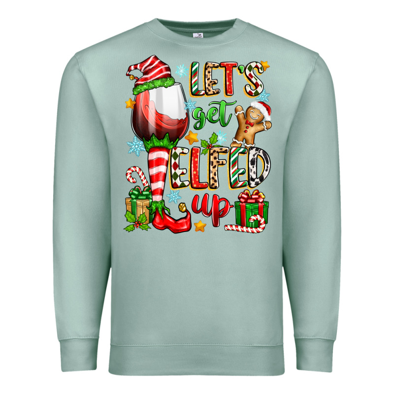 Let's Get Elfed Up Premium Sweatshirt by Zillion Design Studio | Teevron