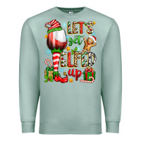 Seafoam let's get elfed up Premium Sweatshirt - Zillion Design Studio