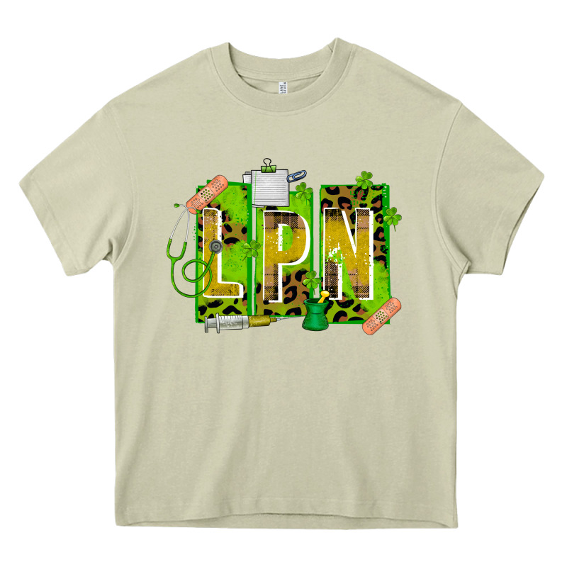 St. Patricks Day Lpn Heavy Core Tee by CowhideDigitalArt | Teevron