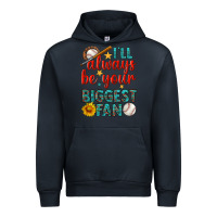 Navy i'll always be your biggest fan baseball Urban Hoodie - BundleAndBundleShop