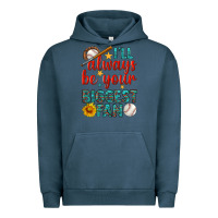 Pigment Midnight Navy i'll always be your biggest fan baseball Urban Hoodie - BundleAndBundleShop