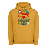 Pigment Peanut Butter i'll always be your biggest fan baseball Urban Hoodie - BundleAndBundleShop