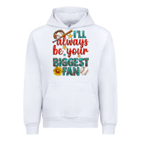 White i'll always be your biggest fan baseball Urban Hoodie - BundleAndBundleShop