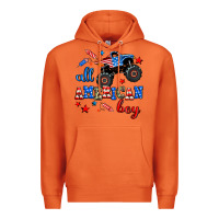 Carrot all american boy  monsterr truck Premium Hoodie - AdoDesignShop