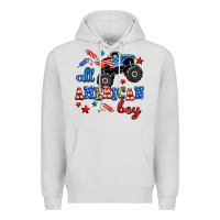 Dove Grey all american boy  monsterr truck Premium Hoodie - AdoDesignShop