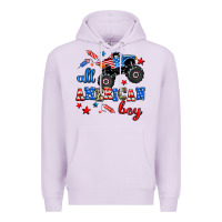 Lilac all american boy  monsterr truck Premium Hoodie - AdoDesignShop