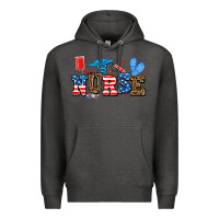 Charcoal Heather usa nurse Premium Hoodie - AdoDesignShop