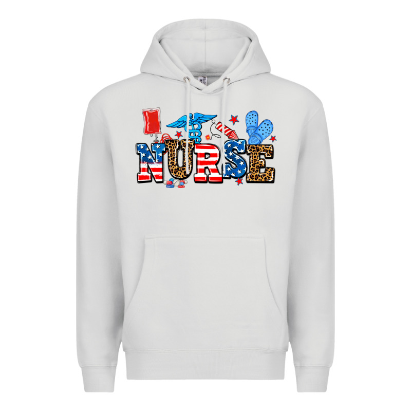 Usa Nurse Premium Hoodie by AdoDesignShop | Teevron