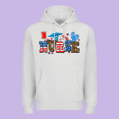 Usa Nurse Premium Hoodie Designed By Adodesignshop