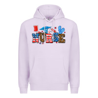 Lilac usa nurse Premium Hoodie - AdoDesignShop