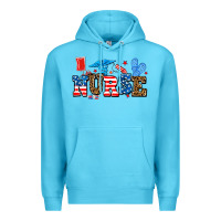 Ocean Blue usa nurse Premium Hoodie - AdoDesignShop