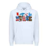 White usa nurse Premium Hoodie - AdoDesignShop