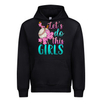 Black let's do this girls baseball Urban Hoodie - BundleAndBundleShop