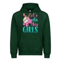 Forest Green let's do this girls baseball Urban Hoodie - BundleAndBundleShop