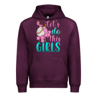 Mauve Wine let's do this girls baseball Urban Hoodie - BundleAndBundleShop