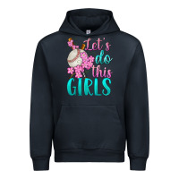 Navy let's do this girls baseball Urban Hoodie - BundleAndBundleShop