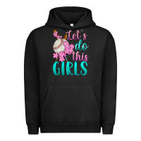 Pigment Black let's do this girls baseball Urban Hoodie - BundleAndBundleShop