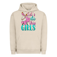 Pigment French Oak let's do this girls baseball Urban Hoodie - BundleAndBundleShop