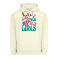 Pigment Pistachio let's do this girls baseball Urban Hoodie - BundleAndBundleShop